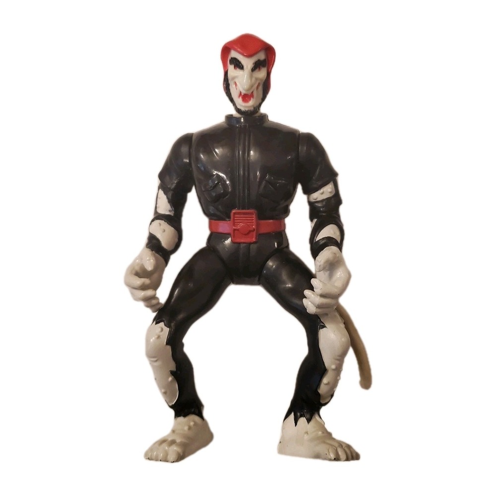 Vintage 1991 Captain Planet Verminous Skumm Action Figure‎ Tiger Toys w Tail